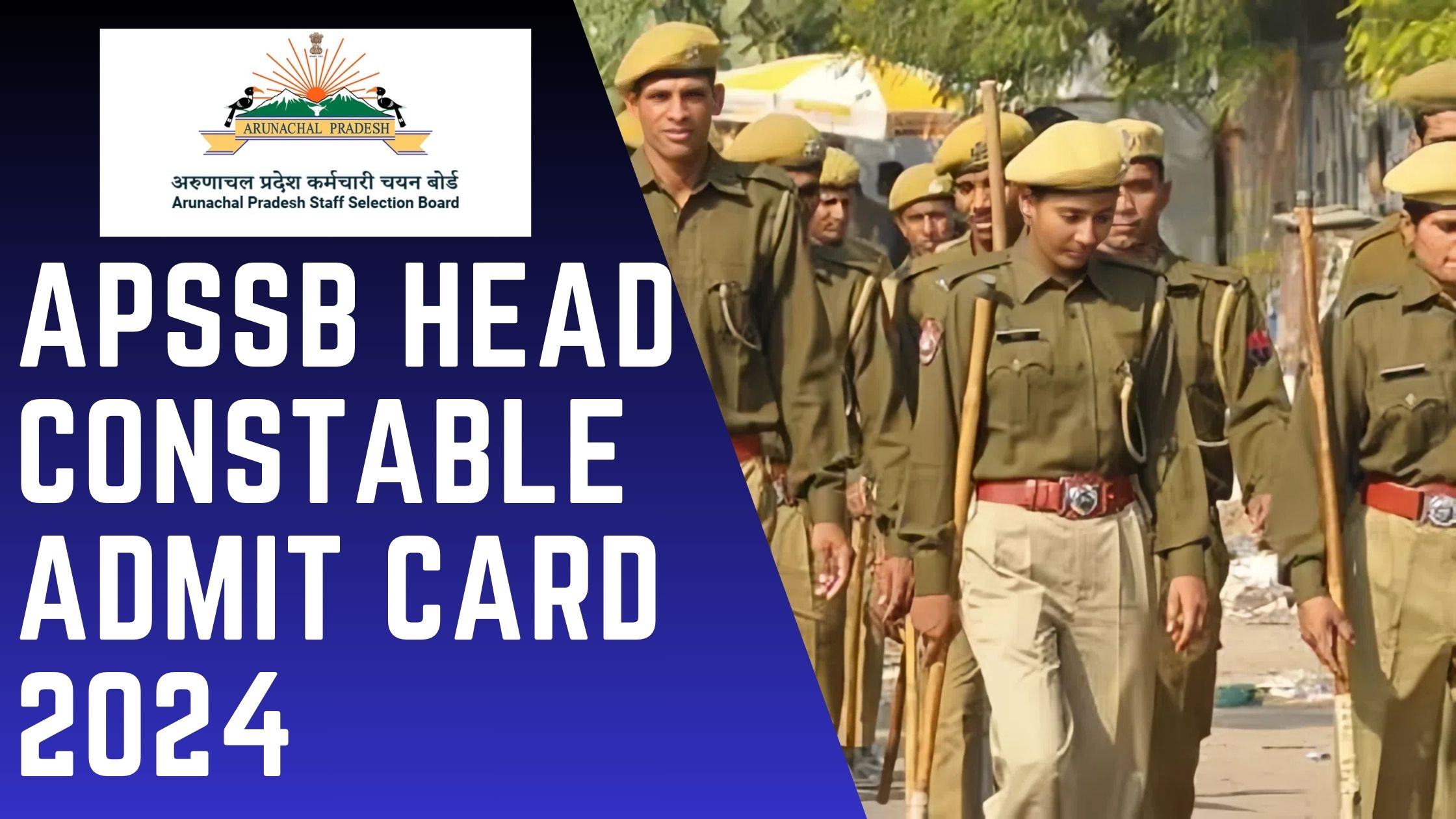 APSSB Head Constable Admit Card 2024