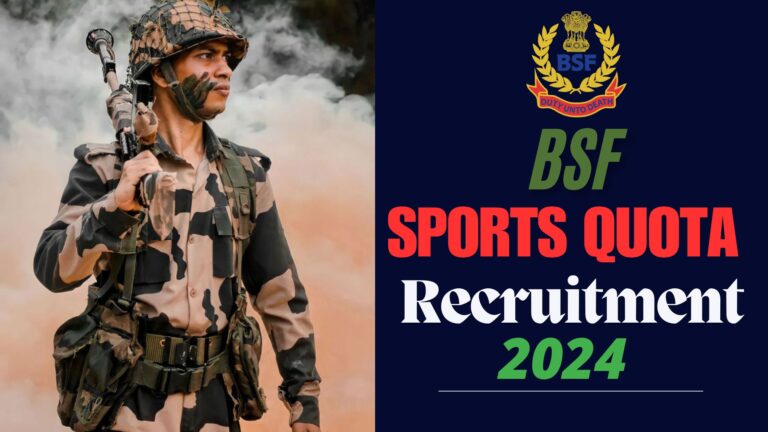 BSF Sports Quota Recruitment 2024