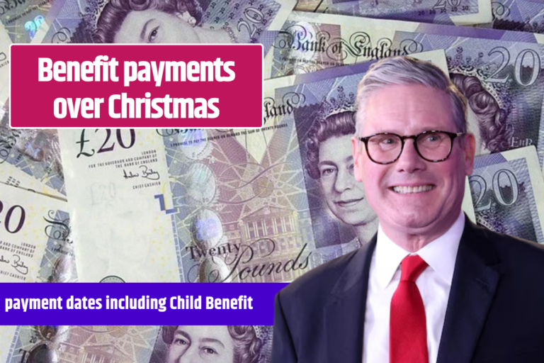 Benefit payments over Christmas when are benefits paid in 2024 - payment dates including Child Benefit