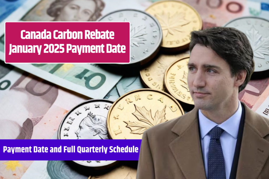 Canada Carbon Rebate January 2025 Payment Date and Full Quarterly Schedule