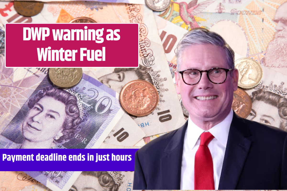 DWP warning as Winter Fuel Payment deadline ends in just hours