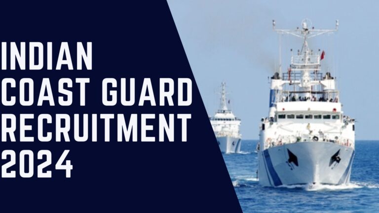 Indian Coast Guard Recruitment 2024