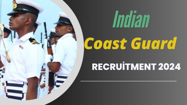 Indian Coast Guard Recruitment 2024