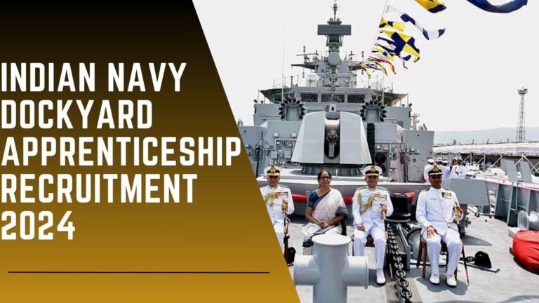 Indian Navy Dockyard Apprenticeship Recruitment 2024