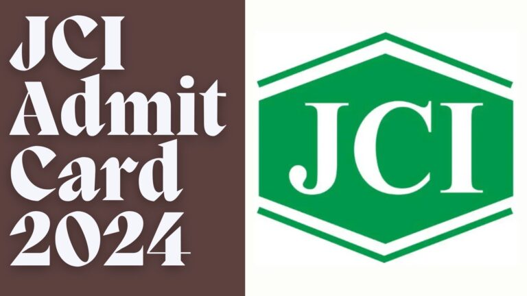 JCI Admit Card 2024