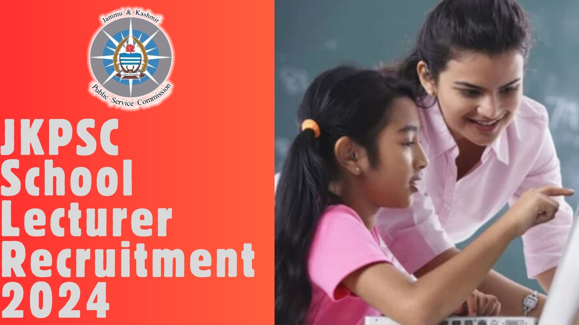 JKPSC School Lecturer Recruitment 2024