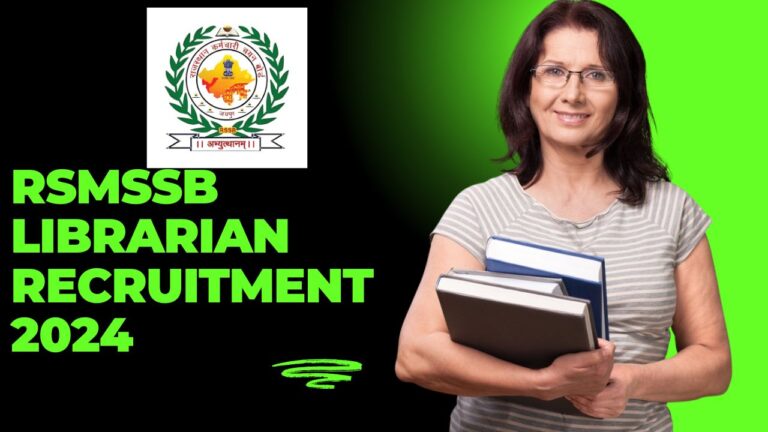 RSMSSB Librarian Recruitment 2024